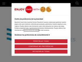 'cocacolaespana.es' screenshot