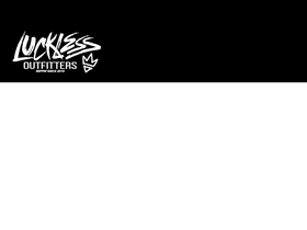 lucklessclothing.com homepage screenshot