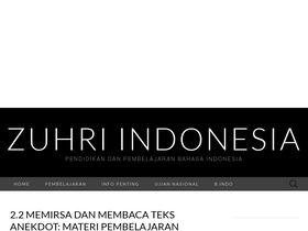 'zuhriindonesia.blogspot.com' screenshot