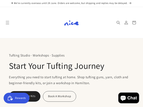 nicestudio.co.nz homepage screenshot