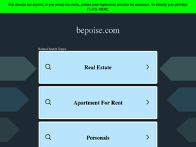 bepoise.com homepage screenshot