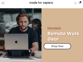 madeforsapiens.com homepage screenshot