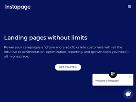 'instapage.com' screenshot