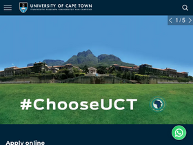 'mig-icts.uct.ac.za' screenshot