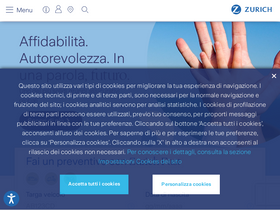 'zurich.it' screenshot