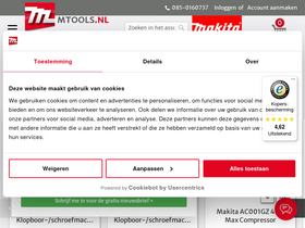 'mtools.nl' screenshot