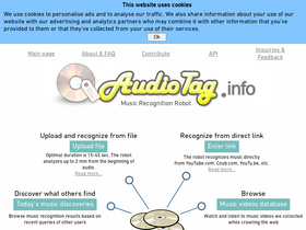 'audiotag.info' screenshot