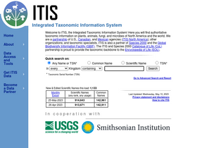 'itis.gov' screenshot