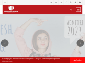 'utcluj.ro' screenshot