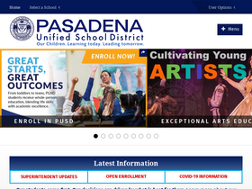 'pusd.us' screenshot