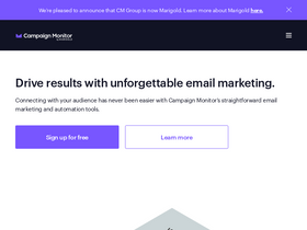 'campaignmonitor.com' screenshot