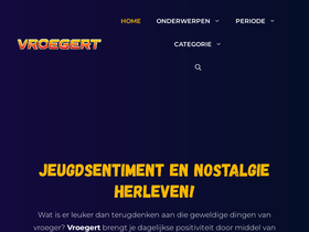 'vroegert.nl' screenshot