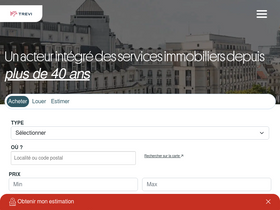 'trevi.be' screenshot