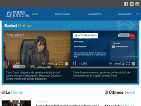 'poderjudicialtv.cl' screenshot