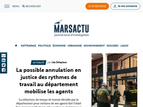 'marsactu.fr' screenshot