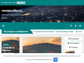 'moepuziko.ru' screenshot