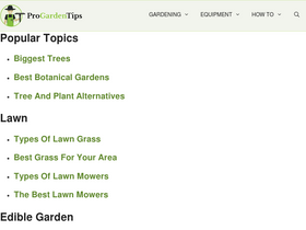 'progardentips.com' screenshot