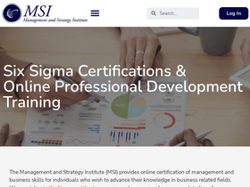 'msicertified.com' screenshot