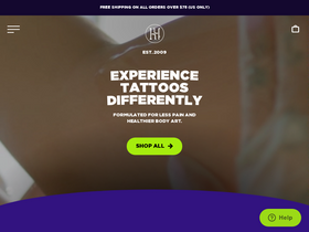 'hushanesthetic.com' screenshot