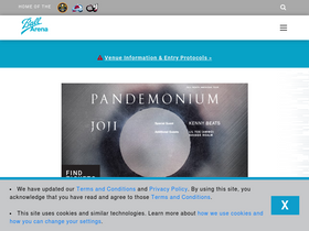 'ballarena.com' screenshot