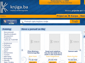 'knjiga.ba' screenshot