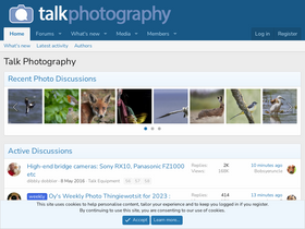'talkphotography.co.uk' screenshot