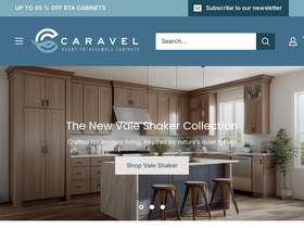 caravelcabinets.com homepage screenshot