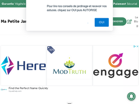 'ma-petite-jardinerie.fr' screenshot