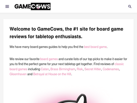 'gamecows.com' screenshot