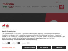 'maerklinshop.de' screenshot