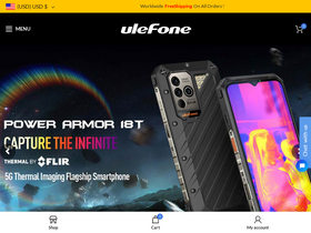 'ulefonemobile.com' screenshot