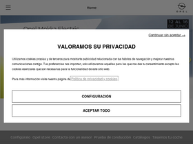 'opel.es' screenshot