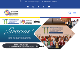 'fcm.org.co' screenshot