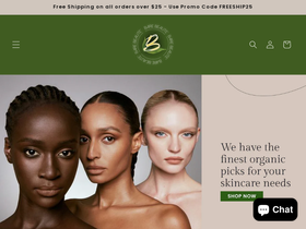 shopbarebeaute.com homepage screenshot