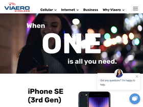 'viaero.com' screenshot