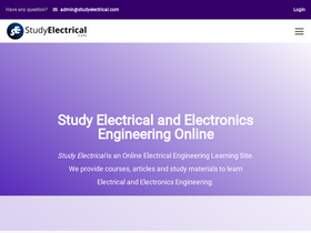 'studyelectrical.com' screenshot