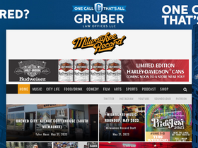 'milwaukeerecord.com' screenshot