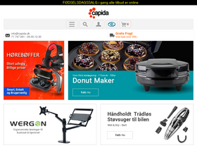 'capida.dk' screenshot