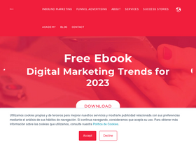 'cyberclick.net' screenshot