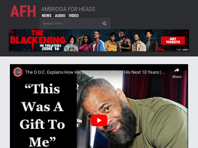 'ambrosiaforheads.com' screenshot