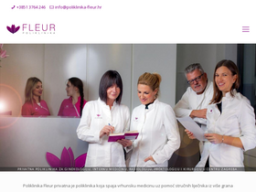 'poliklinika-fleur.hr' screenshot
