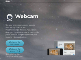 'iriun.com' screenshot