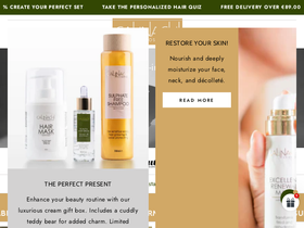 Calinachi Cosmetics homepage screenshot