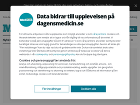 'dagensmedicin.se' screenshot