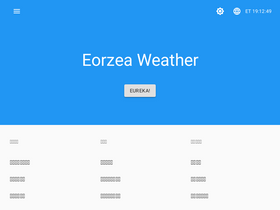 'eorzea-weather.info' screenshot