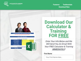 'acceleratedbanking.com' screenshot