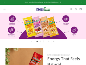 nutrisense.biz homepage screenshot