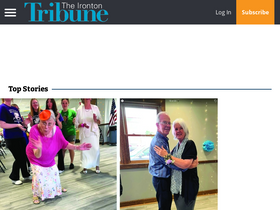 'irontontribune.com' screenshot