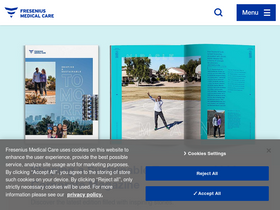 'freseniusmedicalcare.com' screenshot