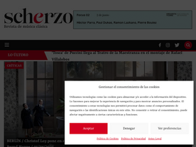 'scherzo.es' screenshot